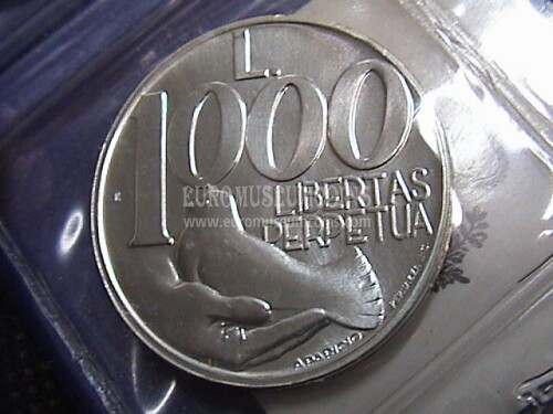 1991 San Marino 1000 Lire argento
