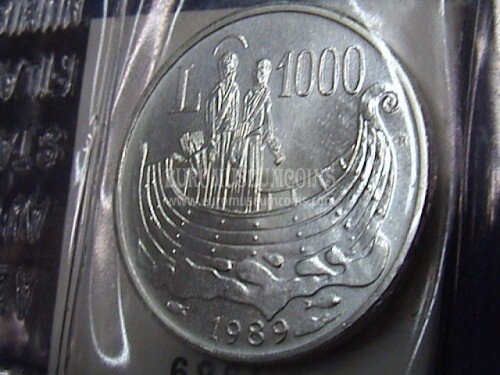 1989 San Marino 1000 Lire argento