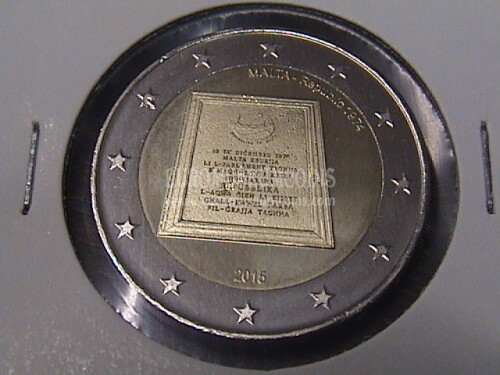 Malta 2015 Proclamazione Repubblica 2 Euro commemorativo