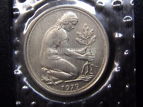 1979 Germania 50 Pfennig zecca F 
