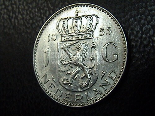 1955 Olanda 1 Gulden in argento Regina Juliana