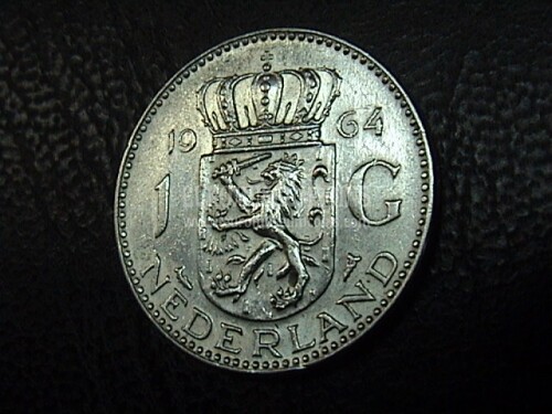 1964 Olanda 1 Gulden in argento Regina Juliana