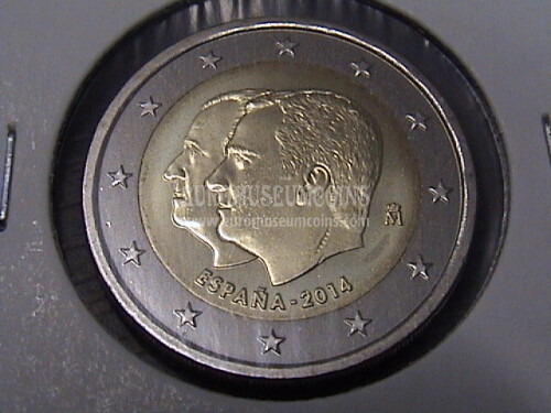 Spagna 2014 FELIPE VI 2 Euro commemorativo