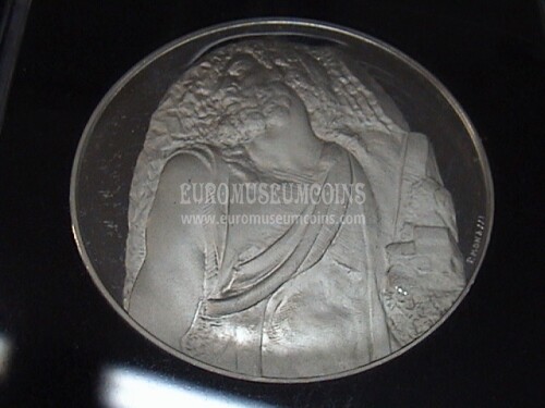Medaglia Michelangelo San Matteo in argento