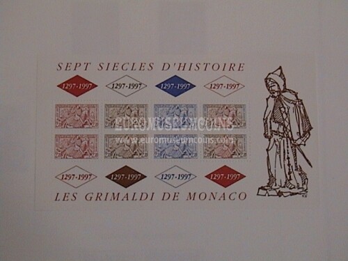 1997 Monaco Dinastia dei Grimaldi Cod.Un.BF73