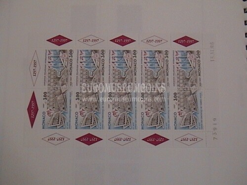 1996 Monaco Esposizione Filatelica Cod.Un.MF2088-89