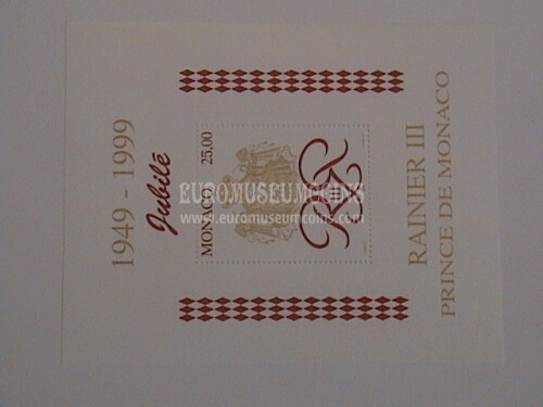 1998 Monaco 50 Anni di Regno Cod.Un.BF77