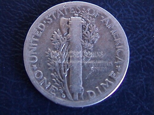 1936 Stati Uniti Mercury dime in argento zecca D