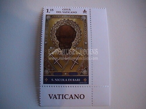 2020 Vaticano 1750° San Nicola di Bari  1v.
