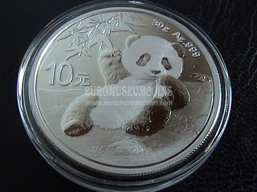 2020 Cina 1 Oncia in argento Panda 10 yuan