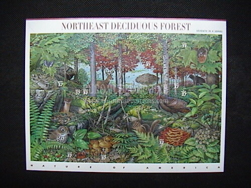 USA 2005 minifoglio Natura d' America NORTHEAST DECIDUOUS FOREST