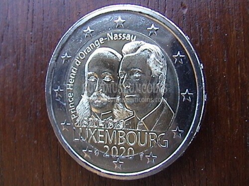 Lussemburgo 2020  Enrico Orange - Nassau 2 Euro commemorativo 