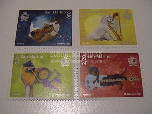 2020 San Marino Animali 4 valori
