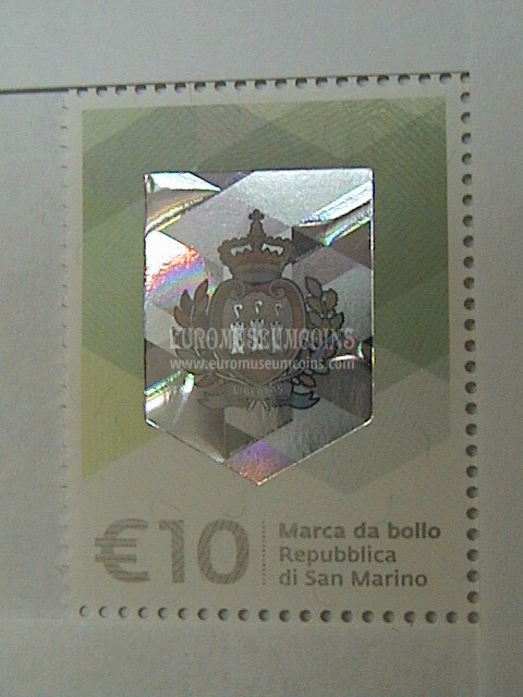 2015 marca da bollo da 10 euro San Marino