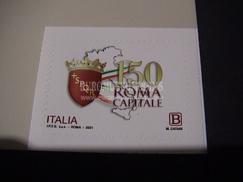 2021 francobollo Italia 150 Anni di Roma Capitale