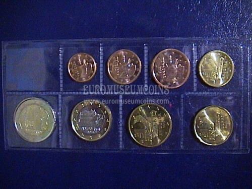 Andorra set 8 monete euro UNC anni misti