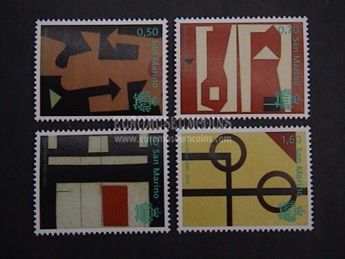2022 San Marino Max HUBER serie di 4 francobolli 