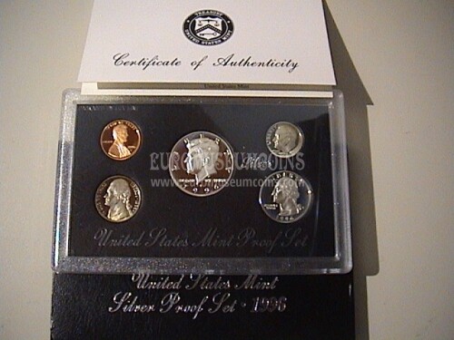 1996 Stati Uniti d'America divisionale proof argento