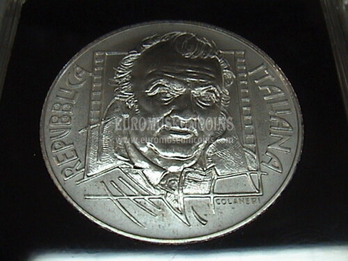 2005 Italia 5 Euro FDC Fellini in argento