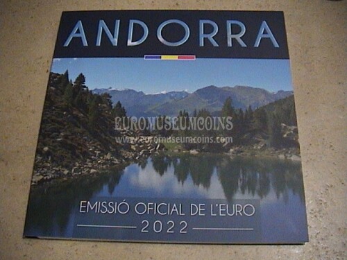 2022 Andorra set ufficiale FDC BU Euro