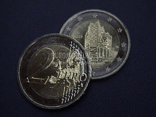 Germania 2023 Presidenza Bundesrat Amburgo zecca casuale 2 Euro commemorativi