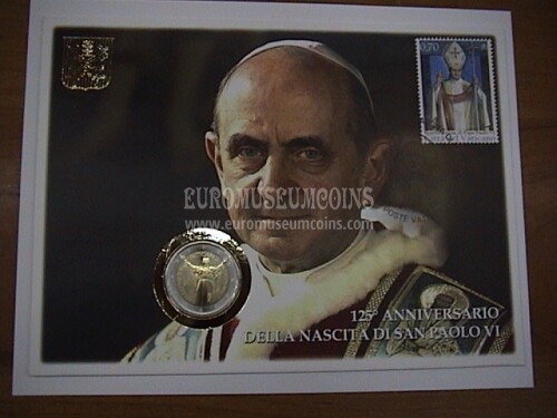 2022 Vaticano Paolo VI busta filatelico numismatica