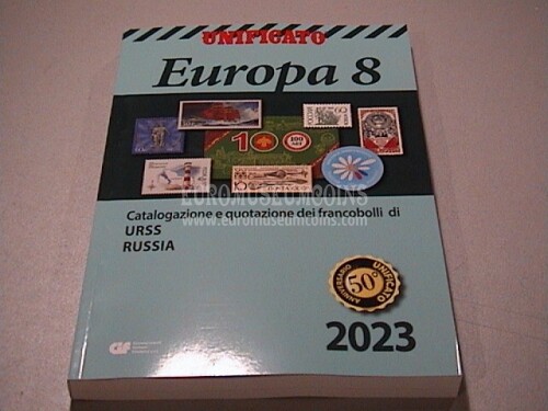 2023 EUROPA volume 8 Catalogo Unificato francobolli Russia - URSS 