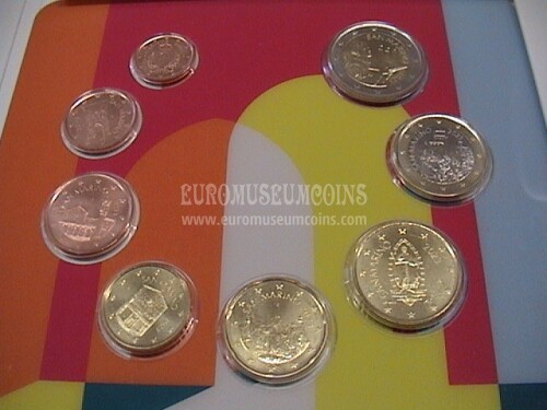 2023 San Marino divisionale FDC 8 monete