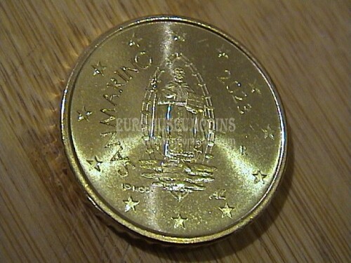 2023 San Marino 50 cent nuovo conio