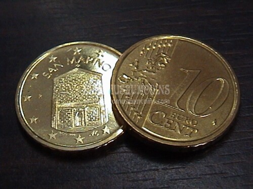 10 Cent San Marino FDC dal 2017 al 2023