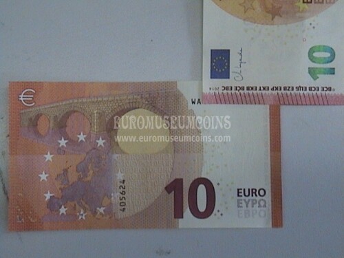 2014 Germania banconota da 10 Euro firma Lagarde