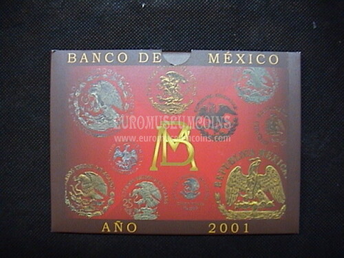 2001 Messico divisionale FDC in confezione ufficiale