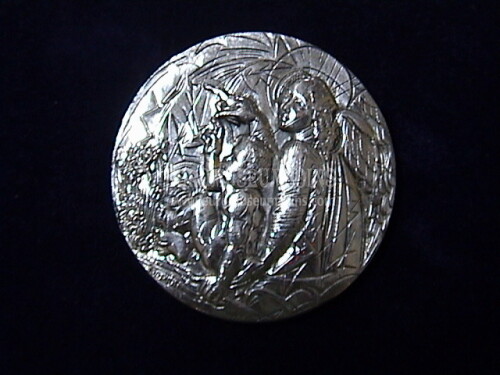 2003 Vaticano Medaglia in argento Omaggio a Leonardo