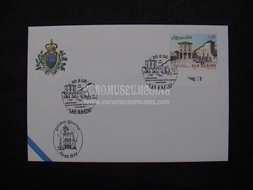 2008 FDC Ufficio Postale San Marino