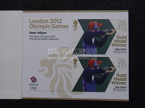 2012 Gran Bretagna Medaglie d' oro Olimpiadi di Londra 4 Tiro a Volo