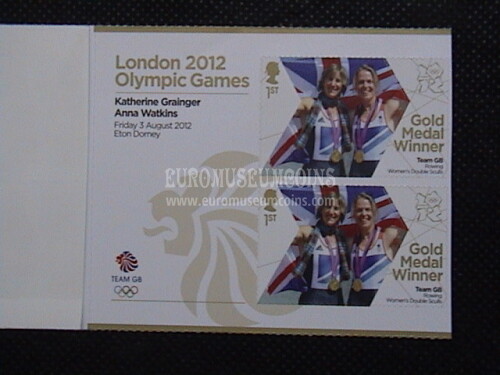 2012 Gran Bretagna Medaglie d' oro Olimpiadi di Londra 6 Canoa