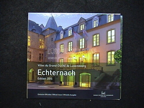 2015 Lussemburgo divisionale FDC in confezione ufficiale Echternach