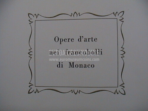 Opere d'Arte nei Francobolli del Principato di Monaco dal 1967 al 1998