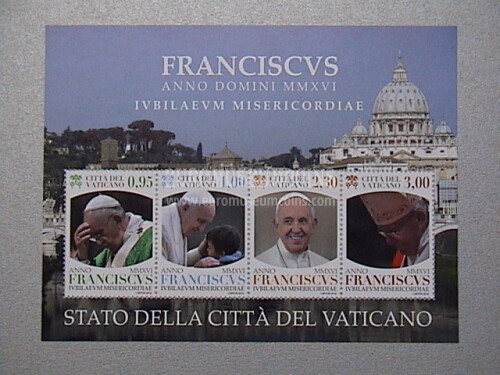 2016 Vaticano Pontificato Papa Francesco BF 