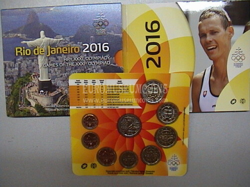 2016 Slovacchia divisionale FDC Olimpiadi di Rio in confezione ufficiale