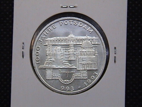 1993 Germania  Jahre Potsdam 10 Marchi in argento