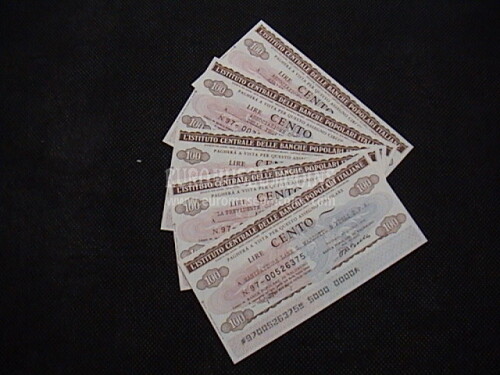 1976 Lotto di 20 Miniassegni Istituto Centrale Banche Popolari Italiane 22 Novembre