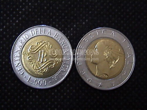 1993 Italia 500 Lire Banca d' Italia FDC