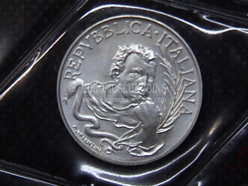 1989 Italia 500 Lire FDC argento Tommaso Campanella