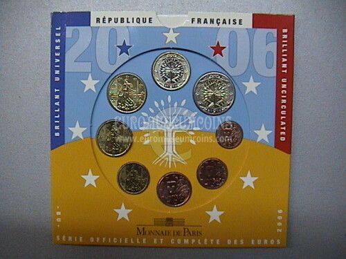 2006 Francia divisionale FDC ufficiale