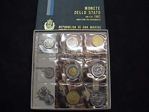 1982 San Marino divisionale Lire FDC 