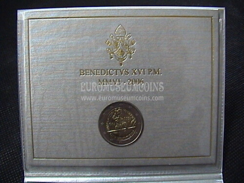 Vaticano 2006 Guardia Svizzera 2 euro commemorativo FDC in folder ufficiale