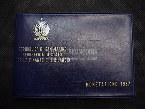 1987 San Marino divisionale Lire FDC 