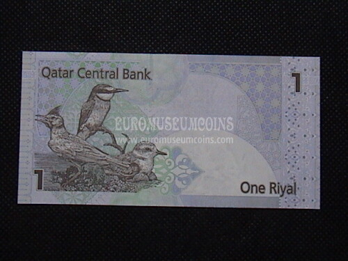 1 Riyal Banconota emessa dal Qatar 2003