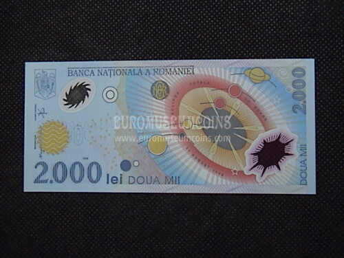 2000 Lei Banconota emessa dalla Romania 1999